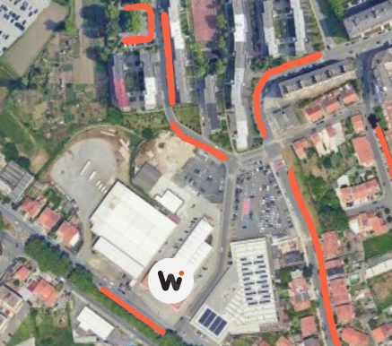 Mapa de Locais de Estacionamento MOW